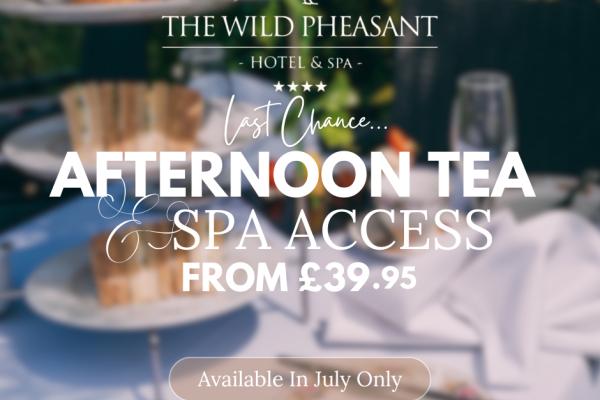 Afternoon Tea and Spa Access