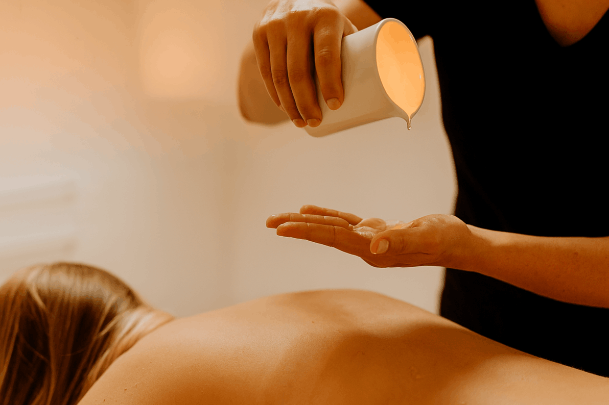 Sunset Candle Massage
