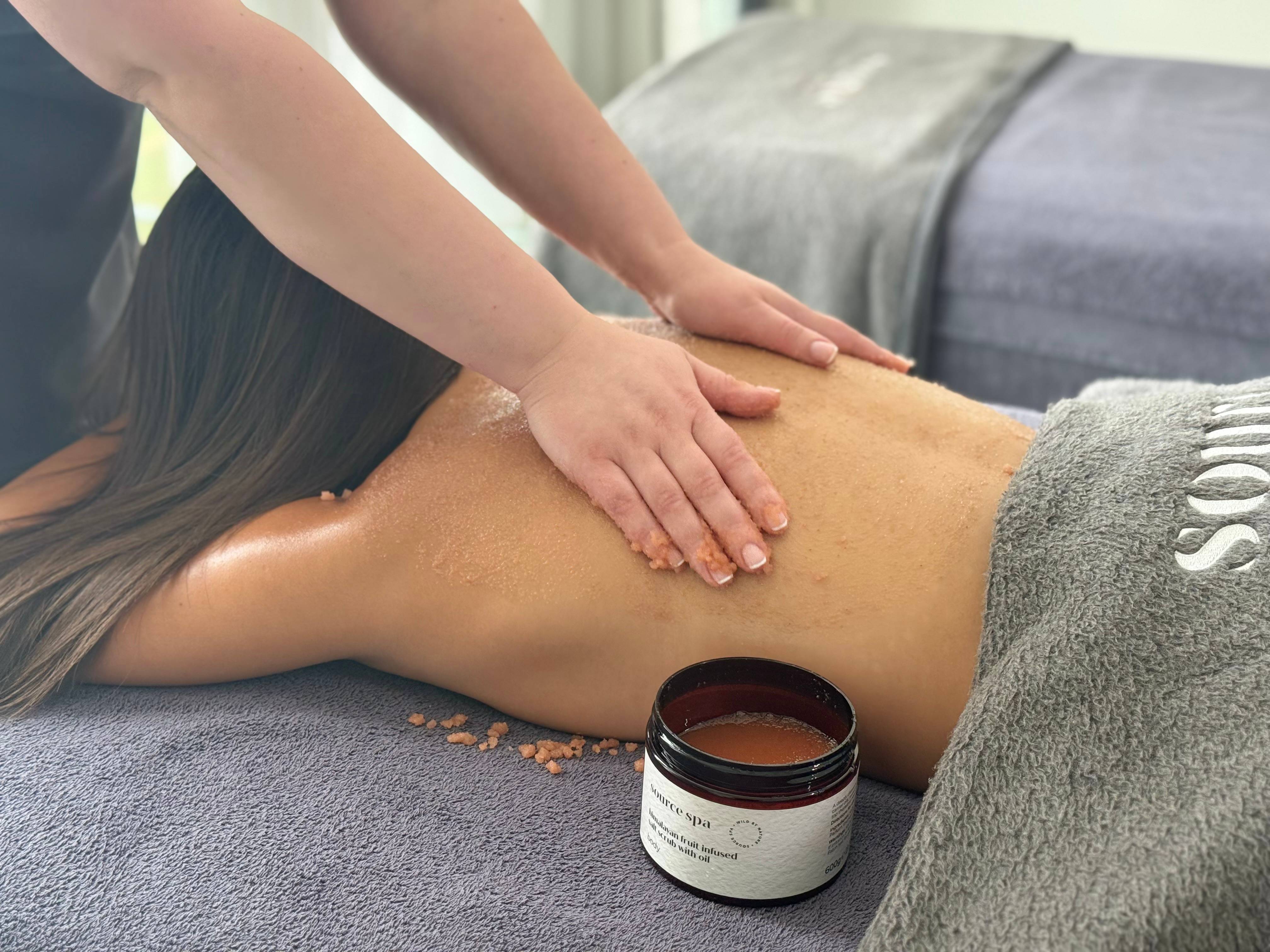 Radiant Glow Back Scrub 30mins
