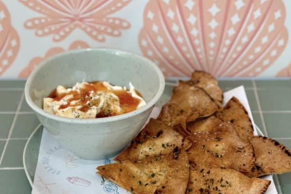 Hot Honey and Cream Cheese Dip