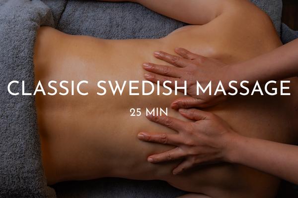 Classic Swedish Massage | 25 min