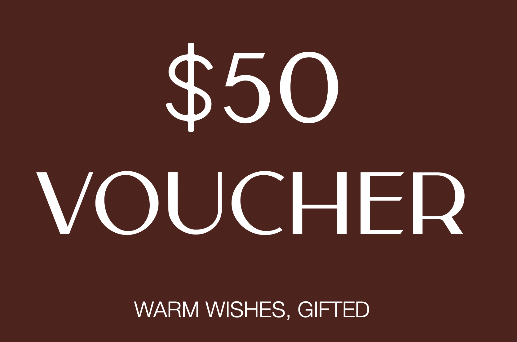 $50 Gift Voucher