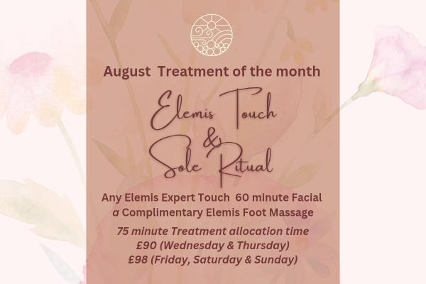 Elemis Touch and Sole Ritual (August Treatment of the Month)
