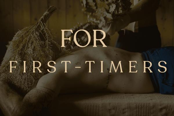 For FIRST-TIMERS