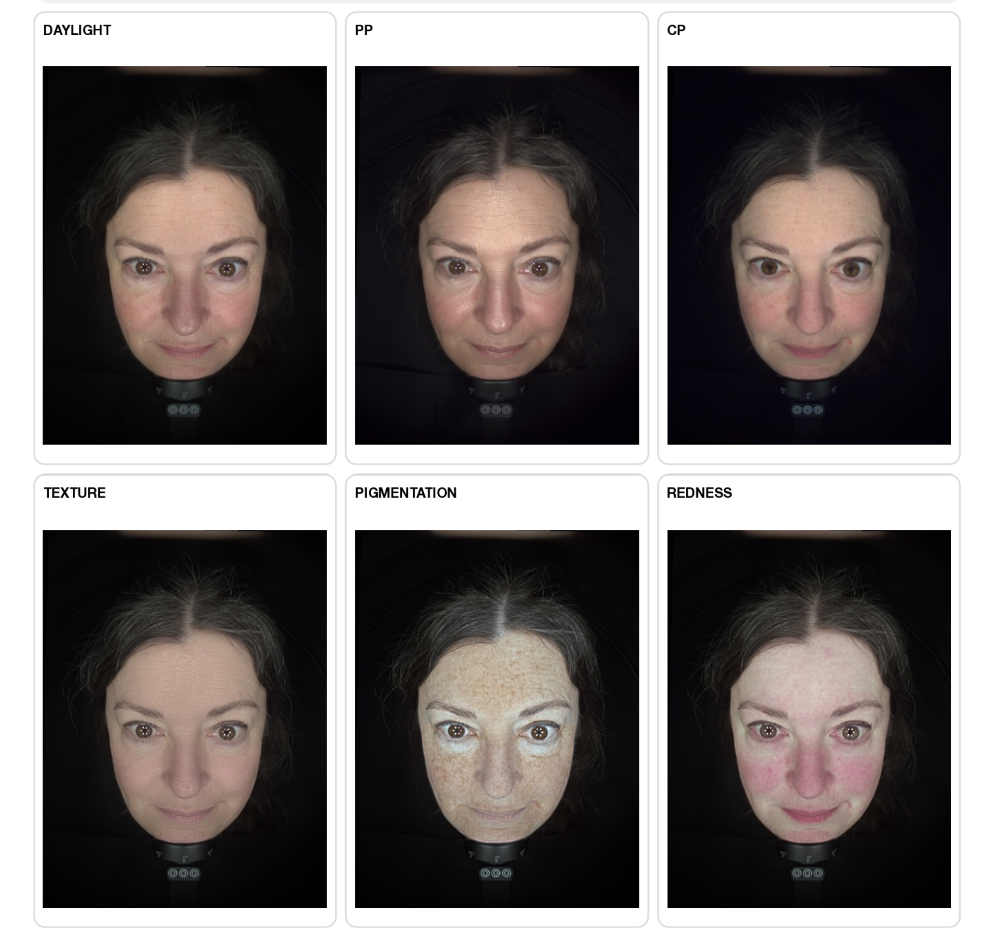Skin Scanning Event with Skin Formulas