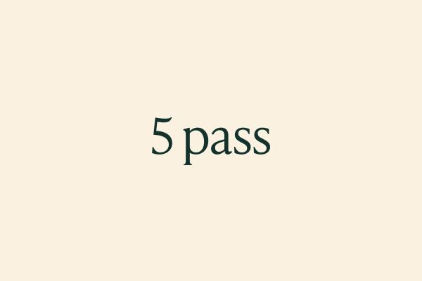 5X SANA Pass