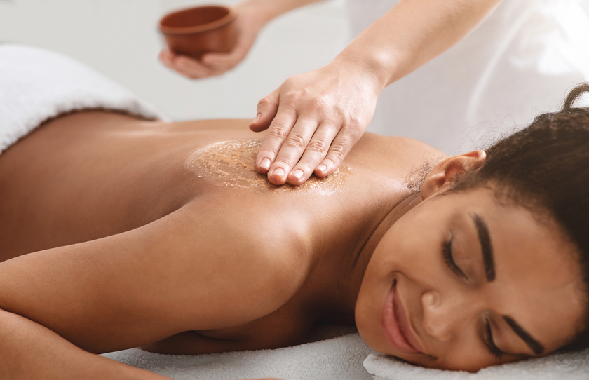 Frangipani Intensely Cleansing Salt Scrub