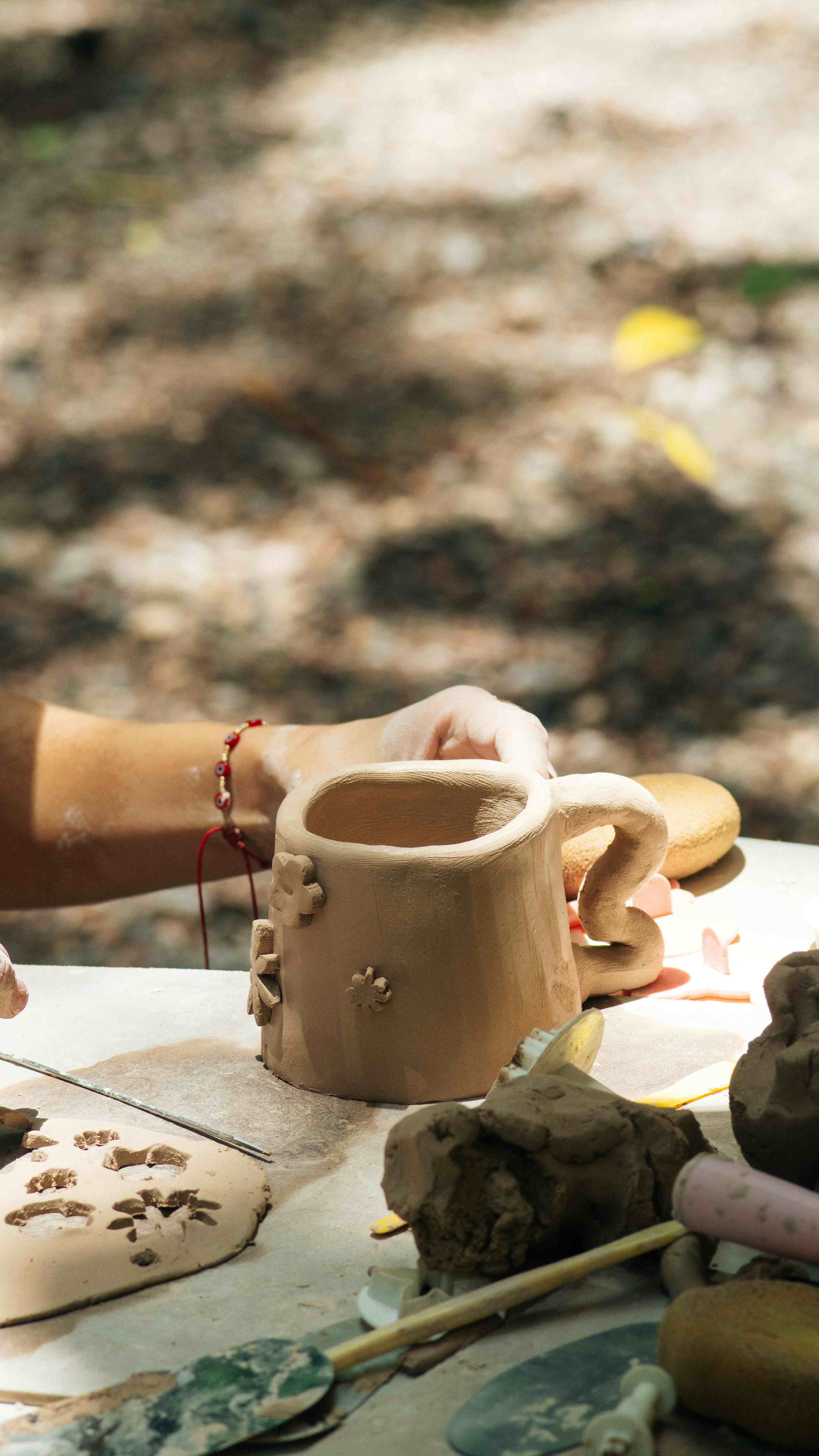 Sculpting Ceramics - Handcrafted Mugs