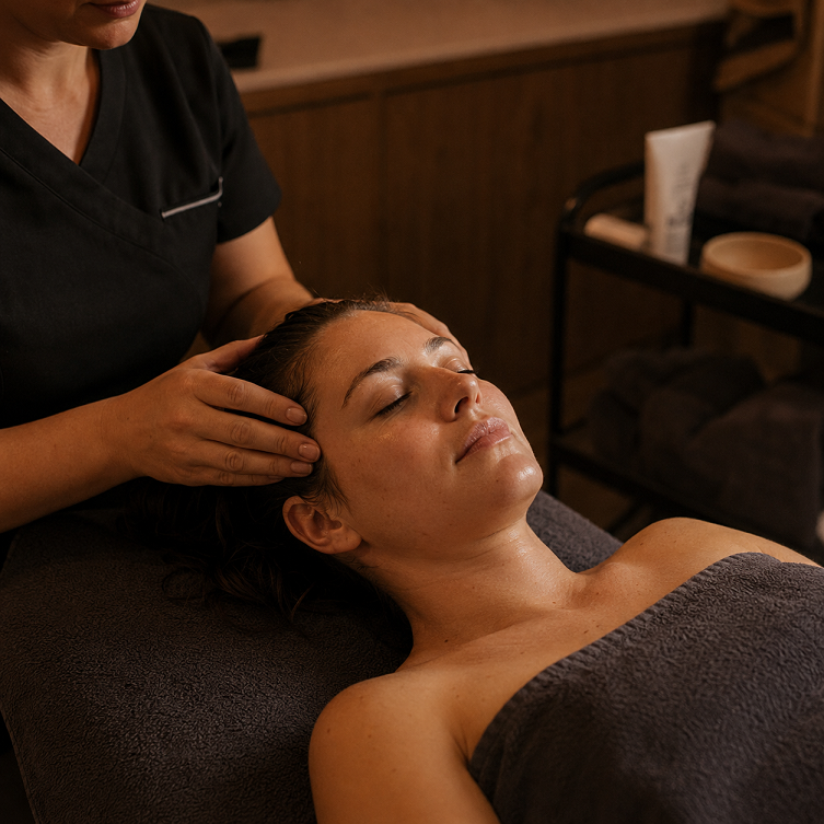 Scalp, Face and Shoulder Therapy