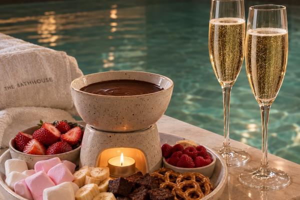 Chocolate Fondu & 2 Glasses of Prosecco