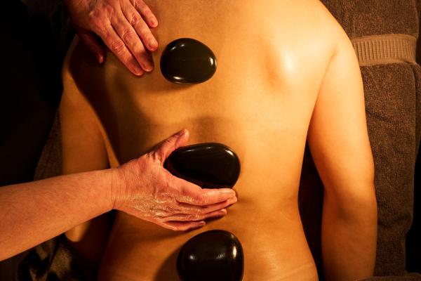 Hot Stones Back Neck and Shoulder Massage