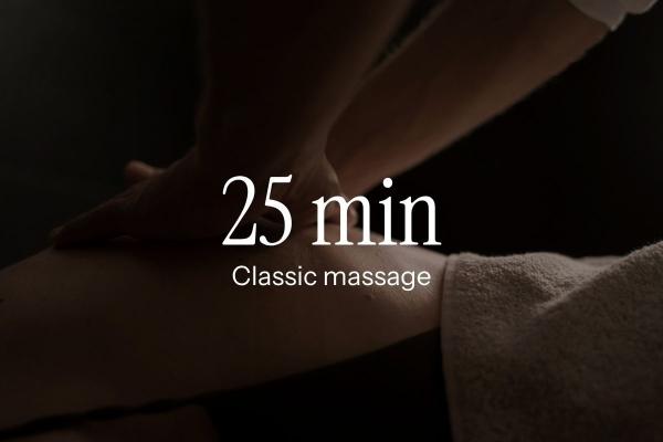 Classic Massage 25 min