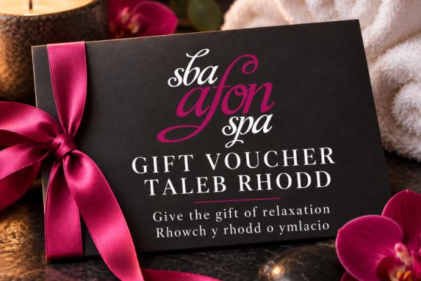 Afon Spa Monetary Voucher / Taleb Rhodd Ariannol Sba Afon