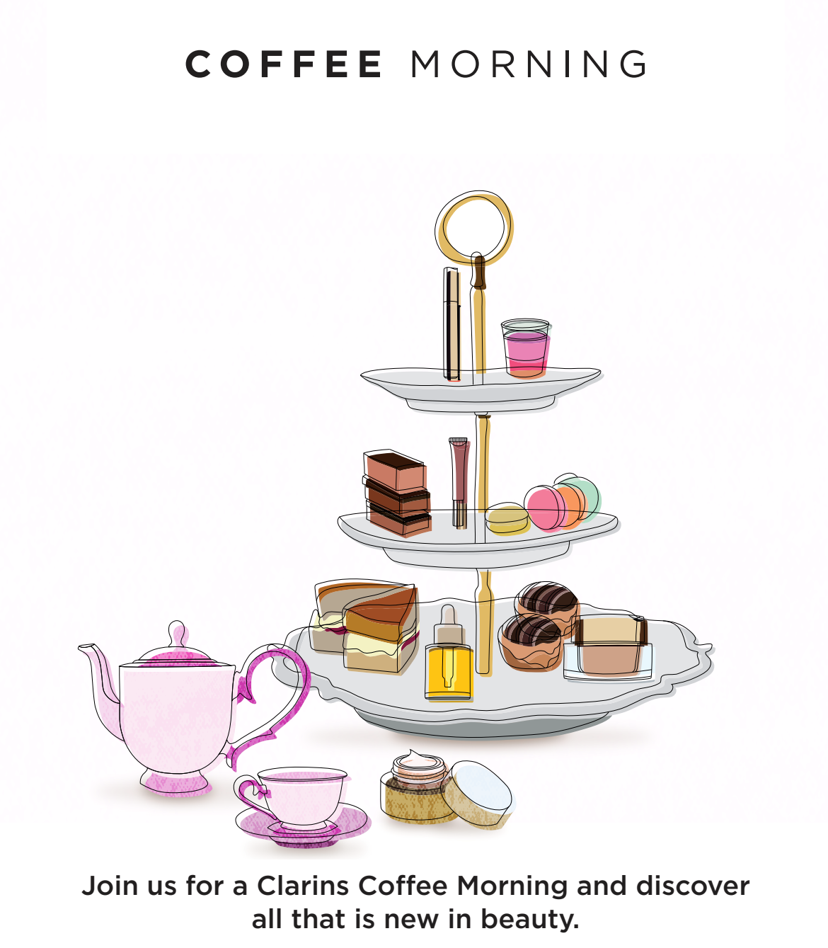 Clarins Coffee Morning