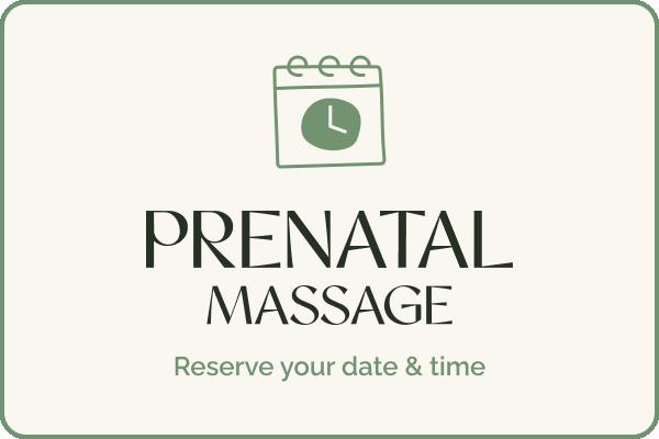 Prenatal Massage - 100 min.