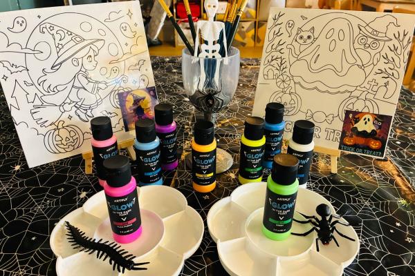 Glow In The Dark Canvas Painting