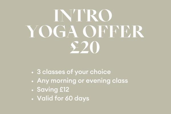 Intro Yoga Offer