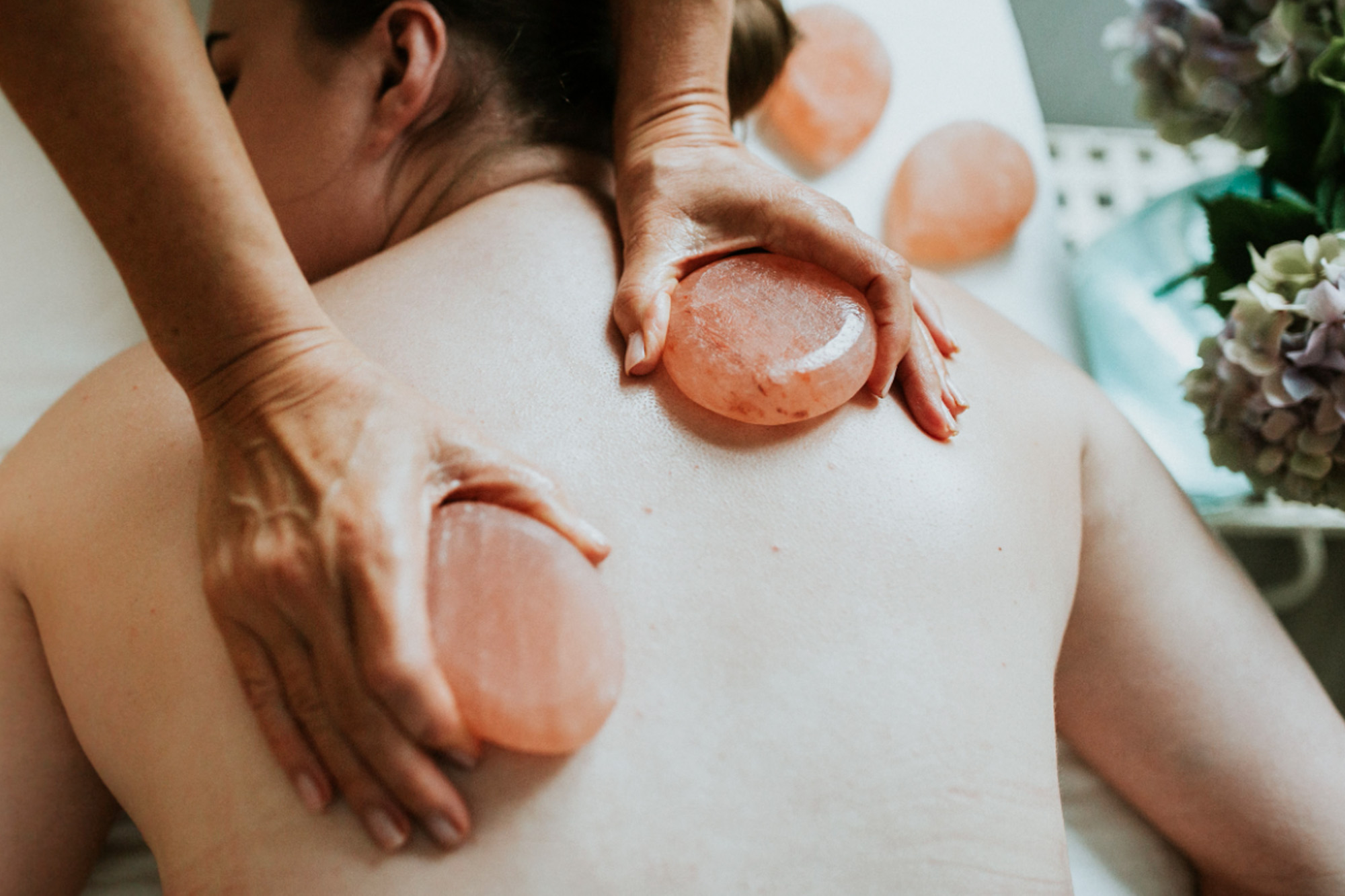 Warm Himalayan Salt Stone Massage