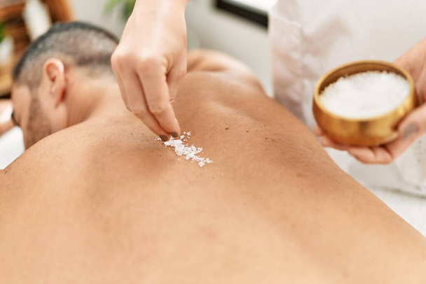 Frangipani Salt Scrub Exfoliation