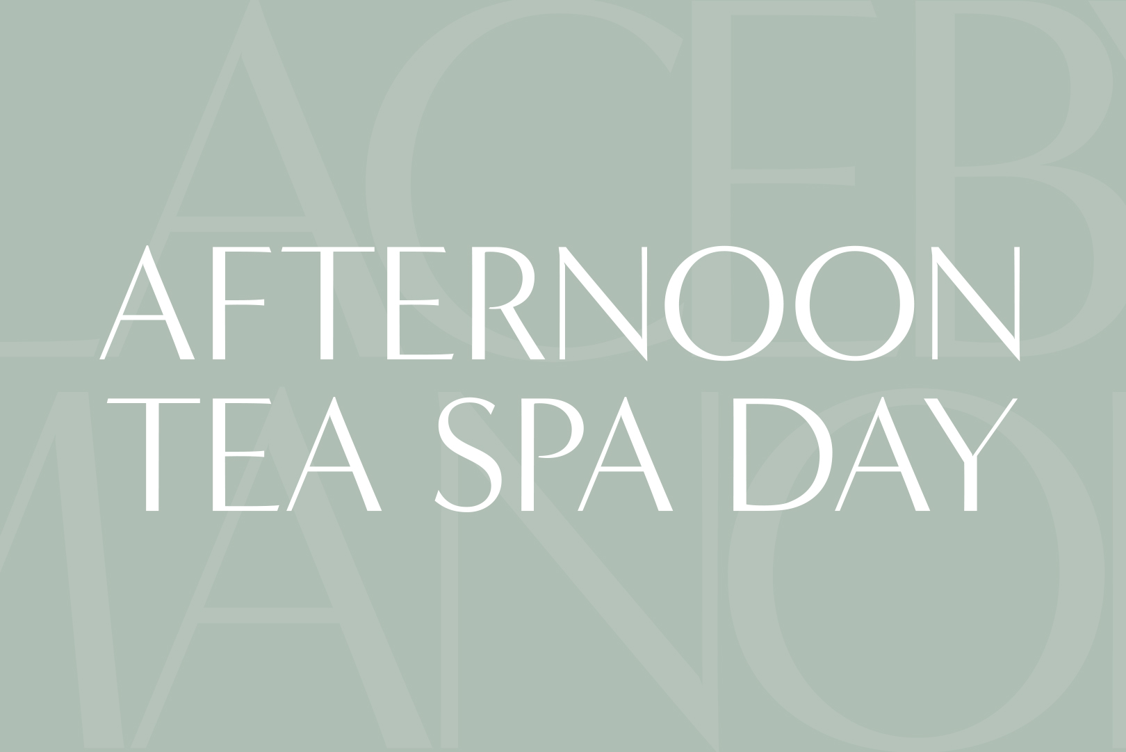 Mother's Day Afternoon Tea Spa
