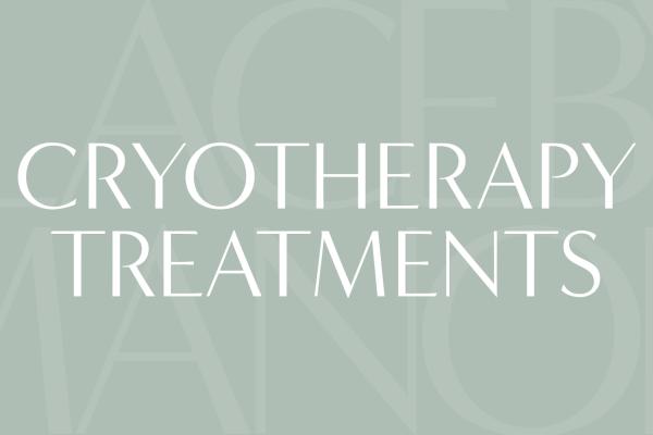 Book a Cryo Treatment