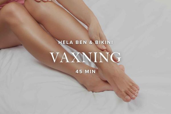 Vax Hela ben & bikini | 45 min