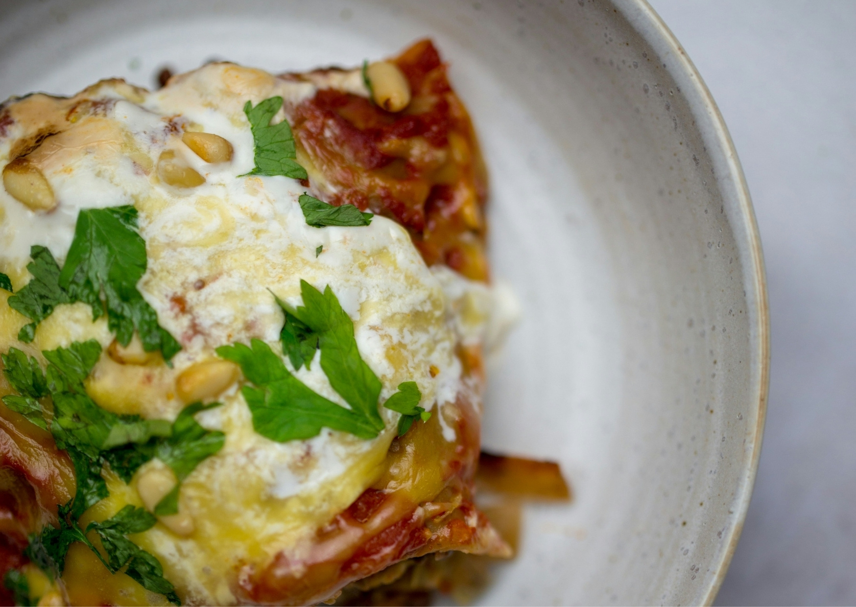 Seasonal, Organic, Vegan, Gluten Free, Lasagne. Serves 4.