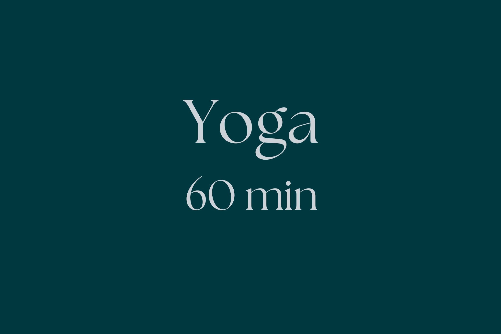 Yoga 60 min