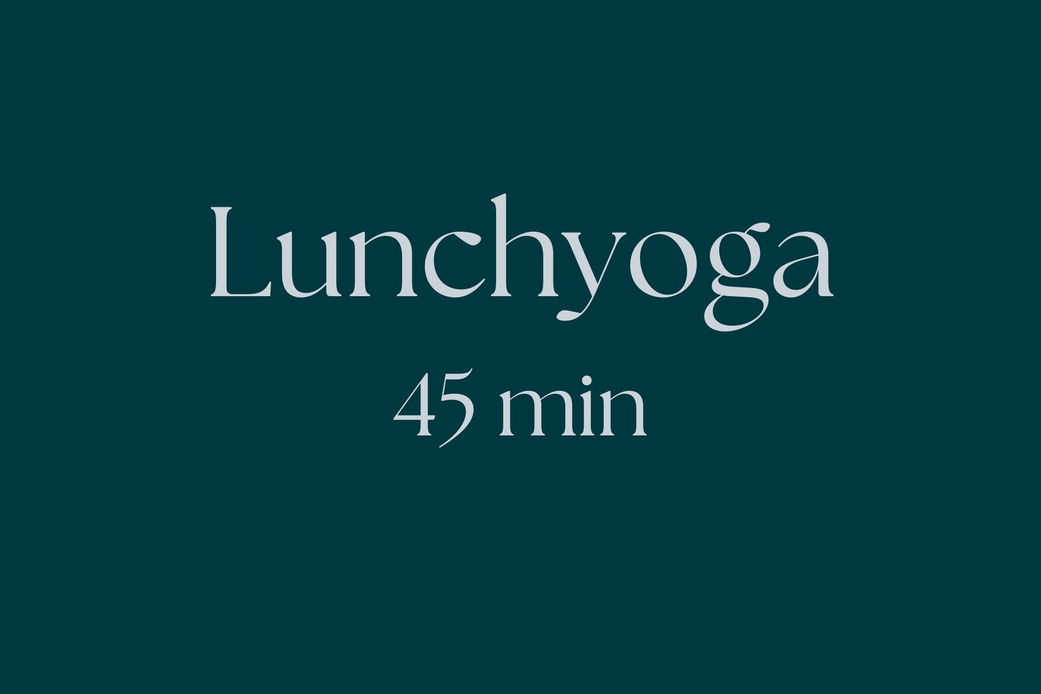 Lunchyoga 45 min