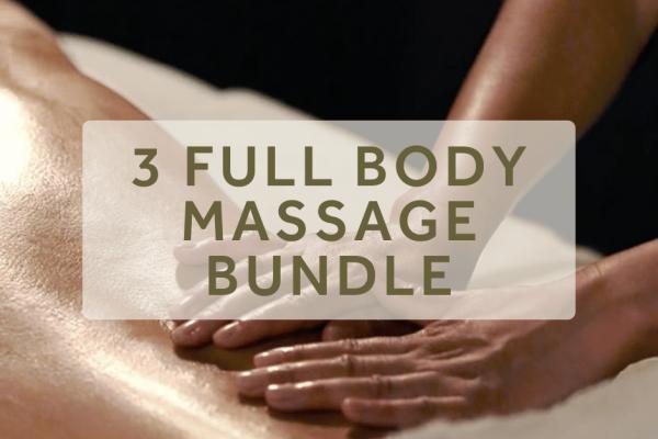 3x Full Body Massage Bundle