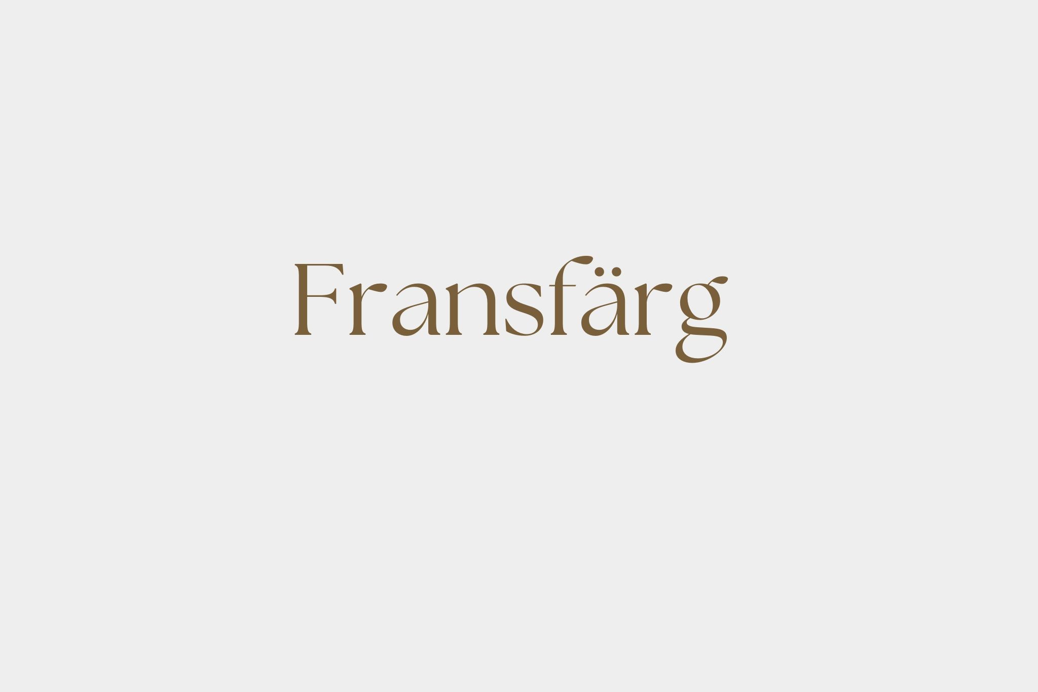 Fransfärg