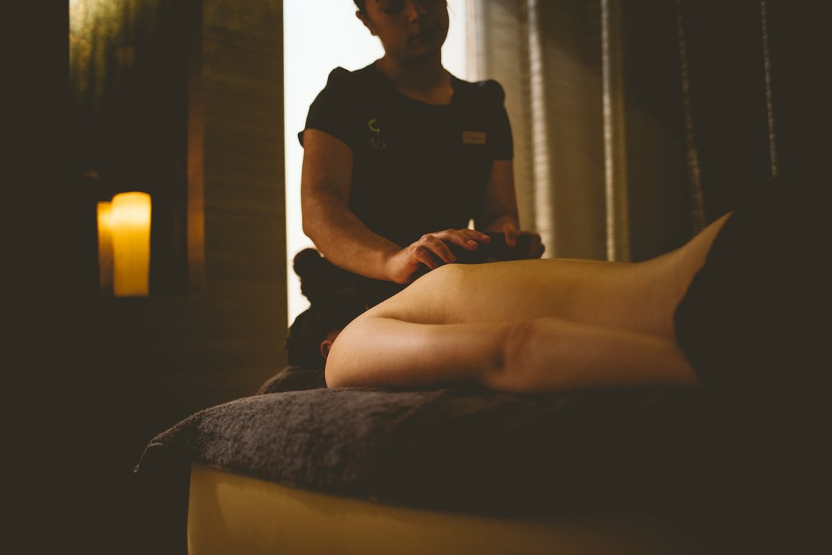 Gift Voucher | GAIA Hot Stone Massage | Back, Neck & Shoulder | 45 Min | Saturday & Sunday