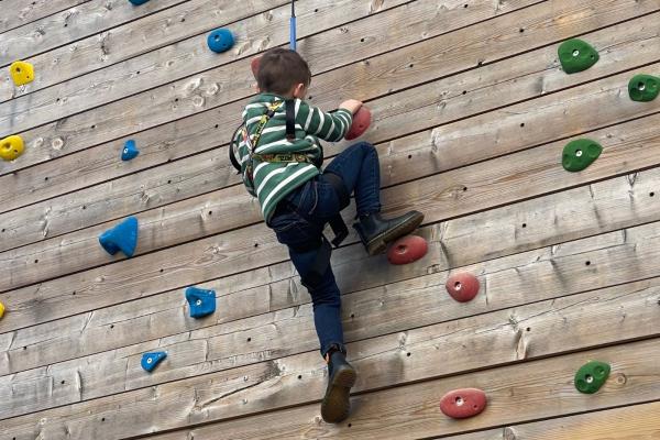Child Climbing Wall & Zip Line Experience