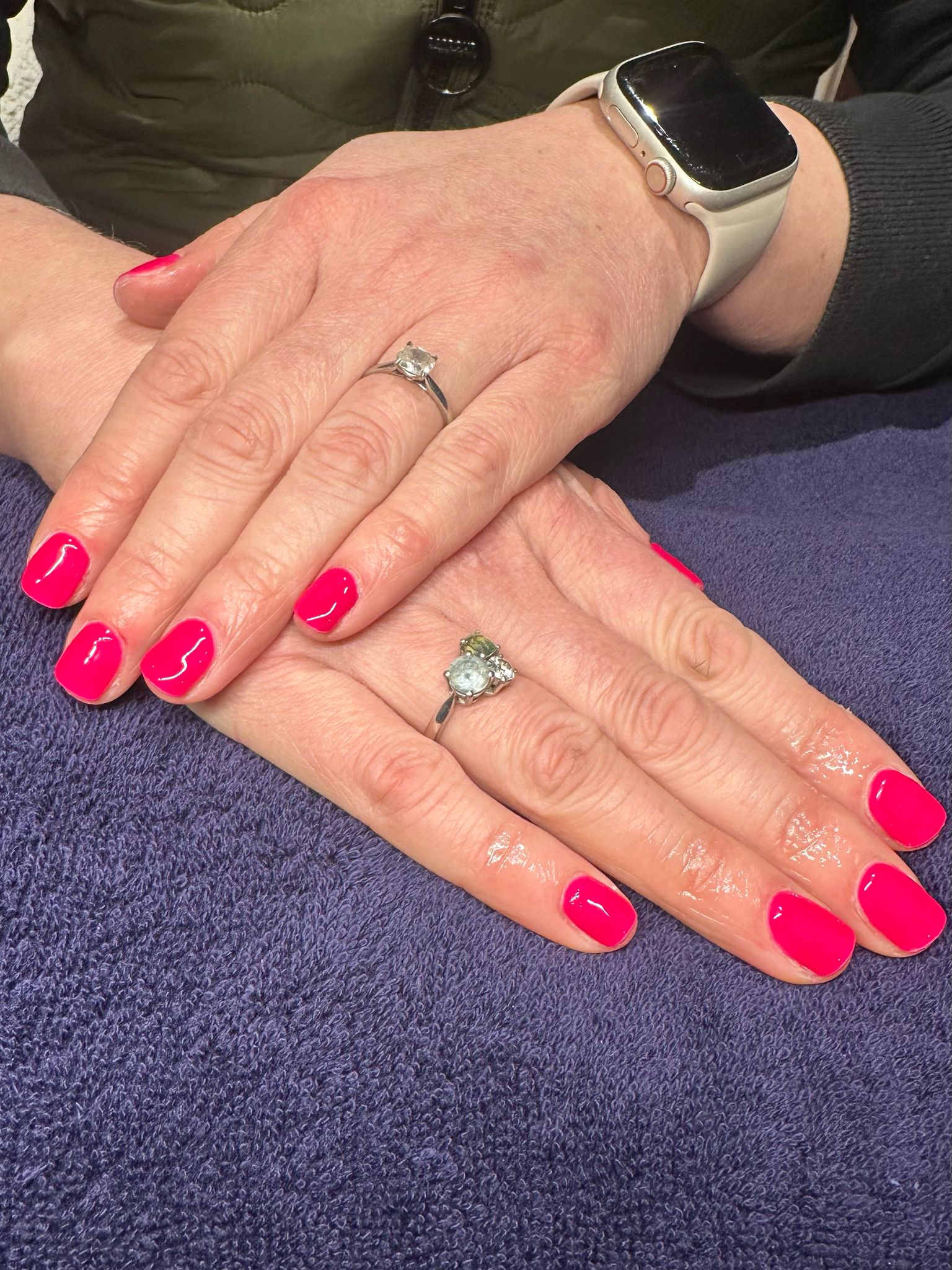 Gel Removal And Reapplication Fingers