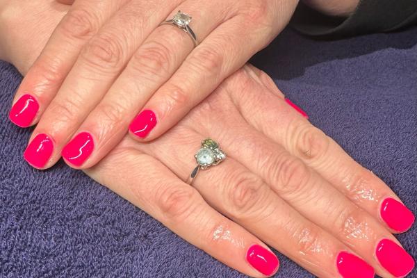 Gel Removal And Reapplication Fingers