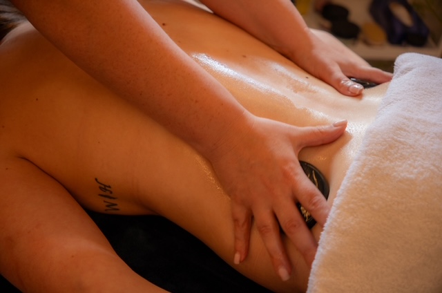 Back and Backs of Legs Hot Stone Massage - 45 minutes