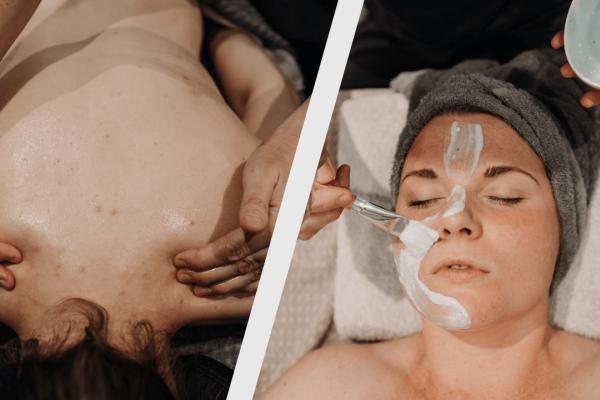 Aromatherapy Back Massage + Reviving Facial