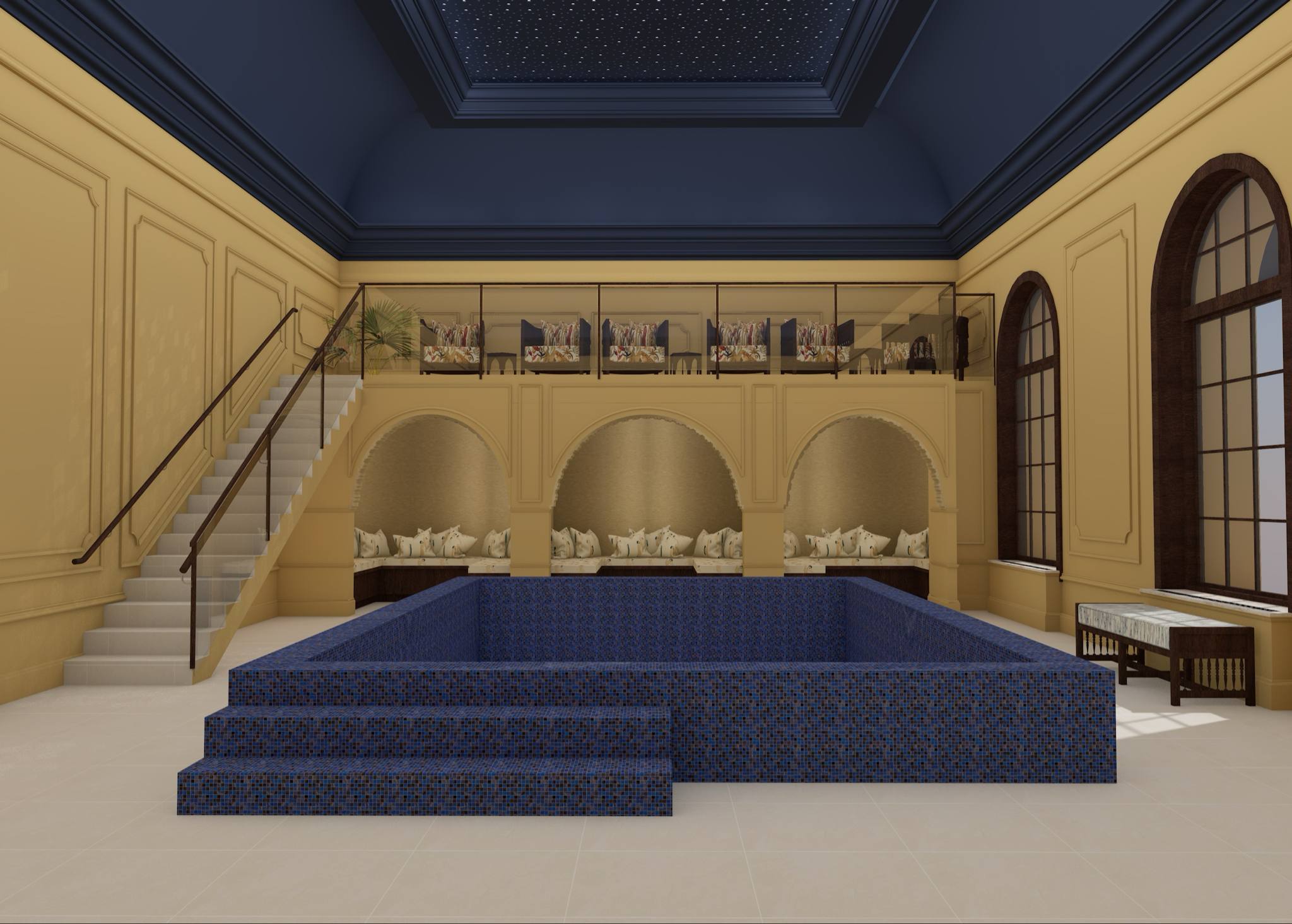 Spainngang/Spa entrance