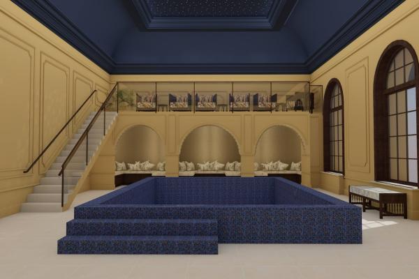 Spainngang/Spa entrance