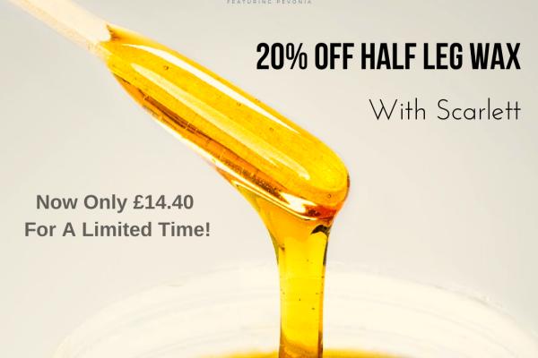 20% Off Half Leg Wax